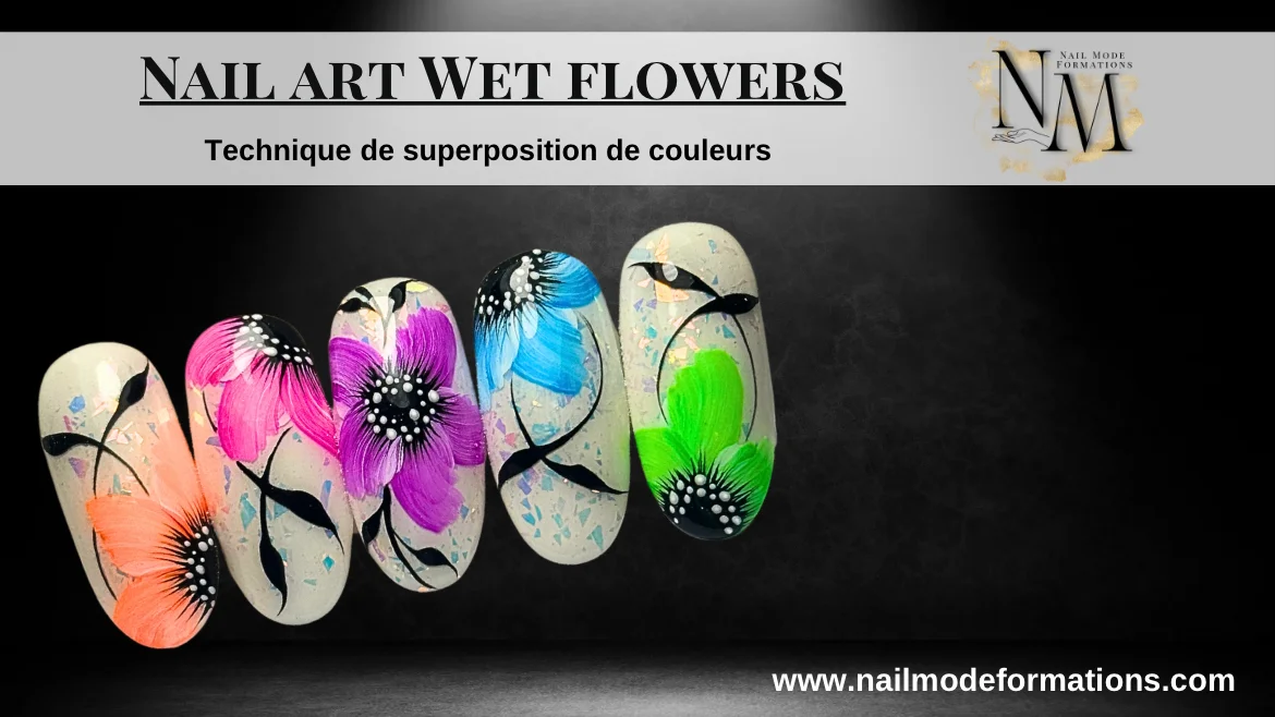 wet flowers